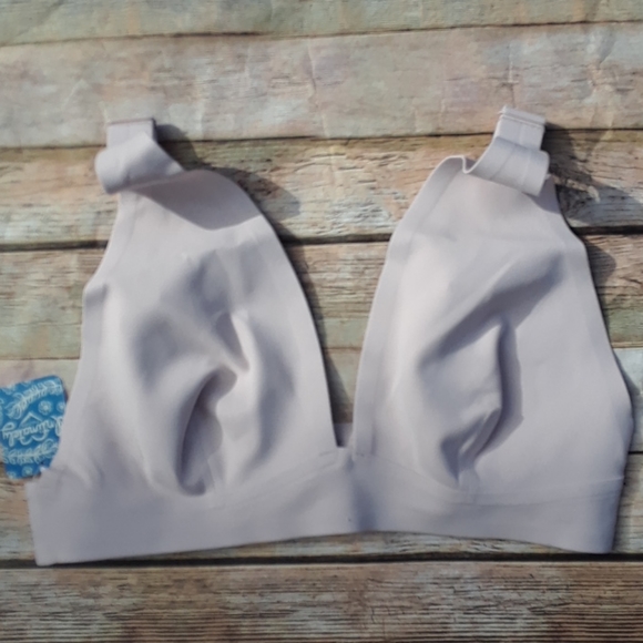 NWT FP Erin Scuba Neo Plunge Bralette Pink - Picture 8 of 14